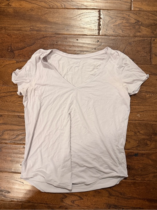 lululemon athletica Tops - Women’s lulu V-Neck T-Shirt - light pink